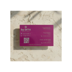 Visitekaarten Aluminium "Paars"