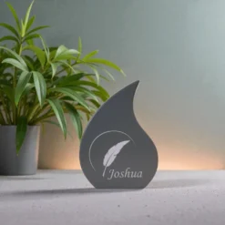 keepsake urn druppel stonegreen serie solacia, sfeerfoto