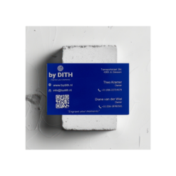 Visitekaarten Aluminium "Donkerblauw"