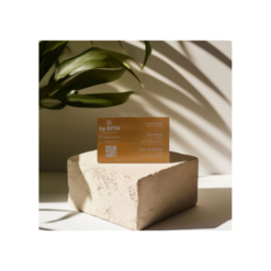 Visitekaarten Aluminium "Okergeel"