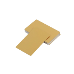 Alternative view of Visitekaarten Aluminium "Okergeel"