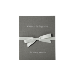 Alternative view of Memory book "Linum" Grey