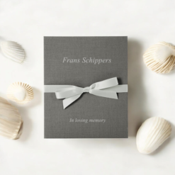 Memory book "Linum" Grey