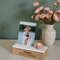 Mini urn Tribute - Urn met foto en waxinelichtje