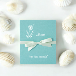 Memory book "Linum" Aqua