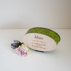 Houten Urn Fiore "Moss"